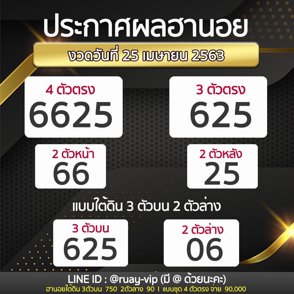 ตรวจหวยฮานอย