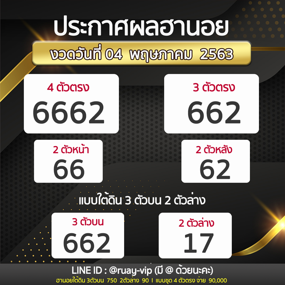 ผลหวยฮานอย