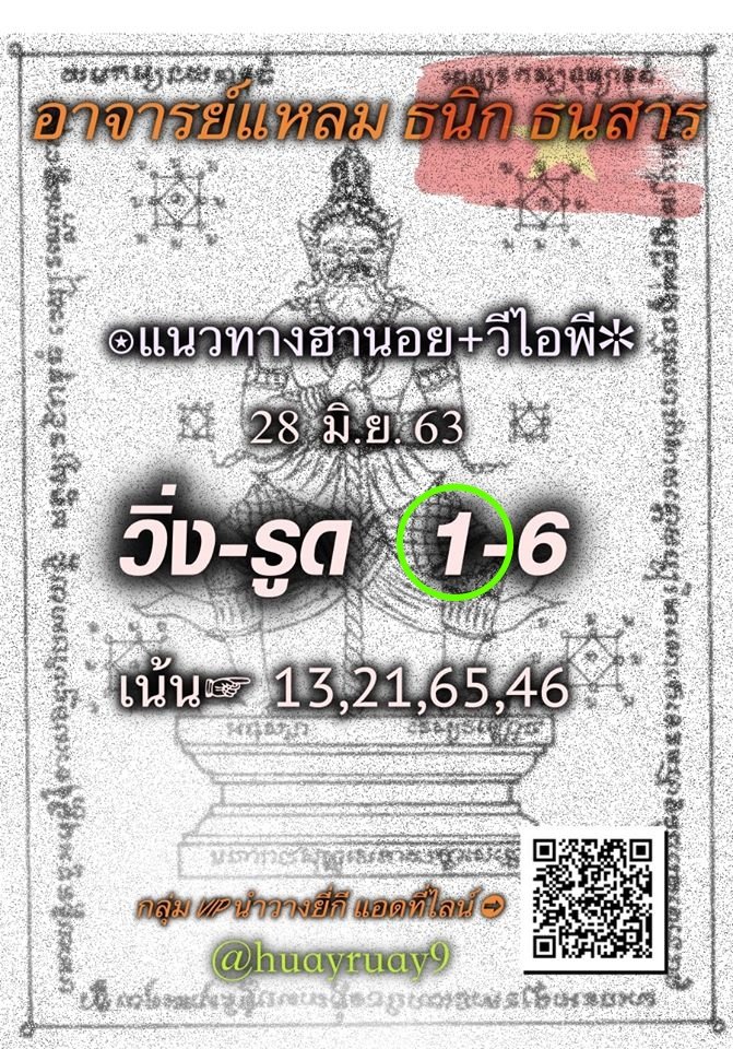 Hanoi Lotto Master Lheam 28 6 63