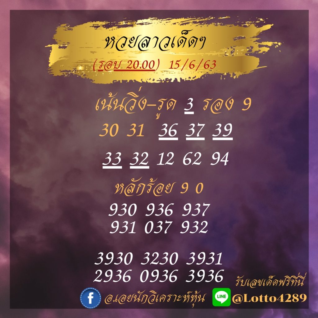 เลขเด็ดลาว