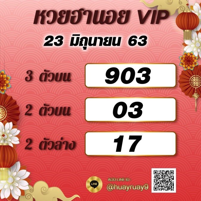 Lotto Hanoi VIP Result 23 6 63