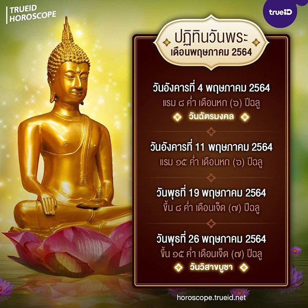 วันพระปี2564