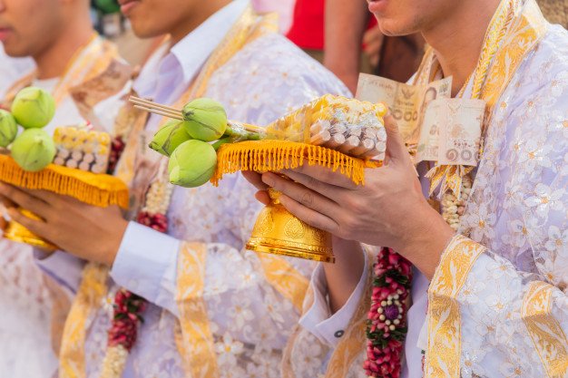 Ordination Ceremony Buddhist Change Man Monk 41043 1376