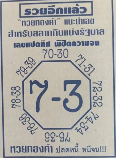 หวยเลขแปดทิศ01/02/64