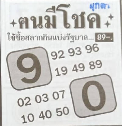 เลขเด็ดหวยดังงวดนี้ 16/02/64