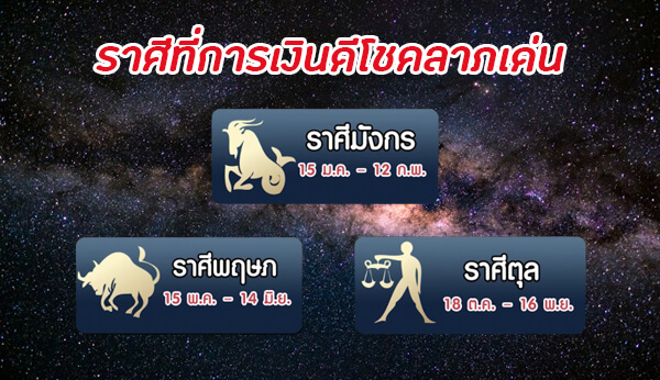 ราศีที่มีโชคลาภ