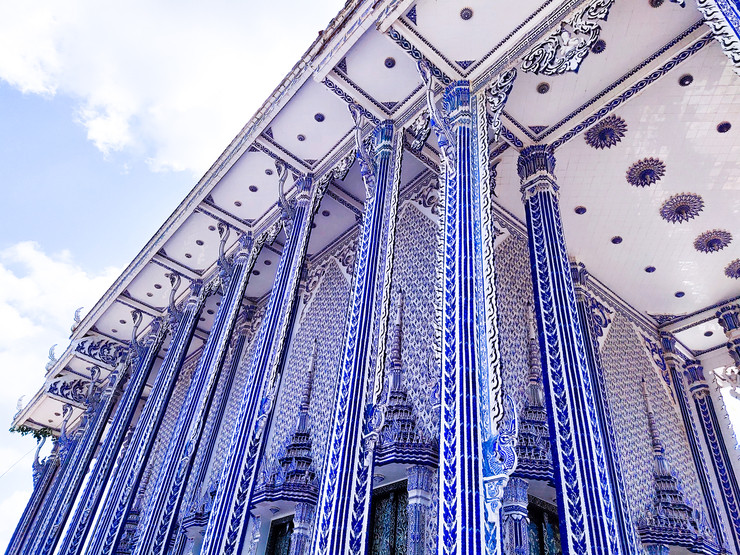 blue buddhist church