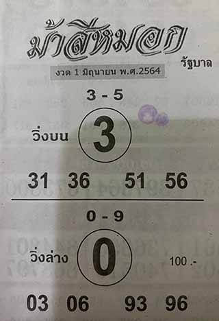 ม้าสีหมอก1/6/64