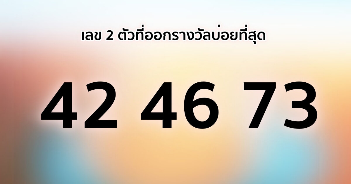 เลข2ตัว ออก16มิ.ย.