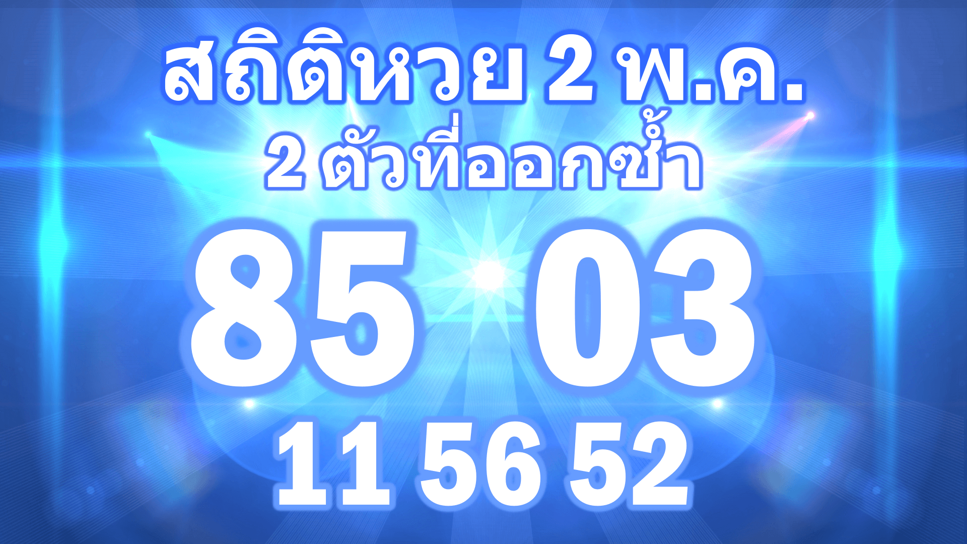 เลขเด็ด2พฤษภาคม