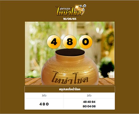 ไหนำโชค16/6/65