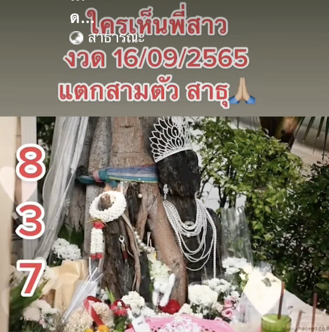 เลขเด็ดพี่สาว 16/9/65