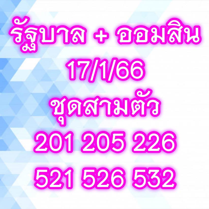 เจ๊สมศรีเลขเด็ด 17/1/66